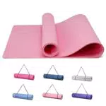 Tappetino da Yoga Antiscivolo per Allenamento Sportivo 183 x 61 cm