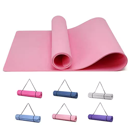 Tappetino da Yoga Antiscivolo per Allenamento Sportivo 183 x 61 cm
