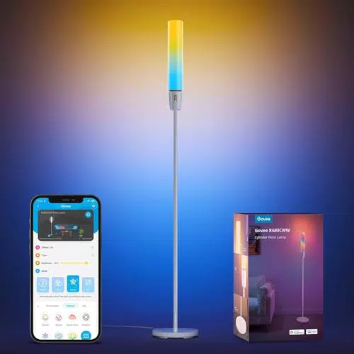 Lampada da Terra LED Govee RGBIC Intelligente per Camera da Letto e Soggiorno