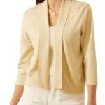 Cardigan estivo da donna Grace Karin, maniche a 3/4, elegante da lavoro.