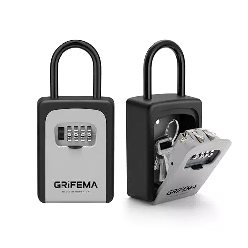 Grifema GA1004 Cassetta di Sicurezza per Chiavi Portatile con Gancio