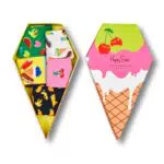 Happy Socks Set di Calzini per Bambini con Stampa Ice Cream & Fruits