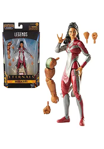 Hasbro Marvel Legends Series - Makkari (Action Figure con Accessori Build-A-Figure)