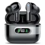 Cuffie Bluetooth Hendari 5.3 con 4 Mic, Wireless In Ear 42 Ore, Cancellazione Rumore IP7, Touch Control - iOS&Android
