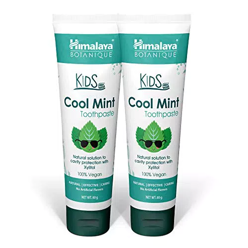 Himalaya Botanique Kids Toothpaste | Mint Flavor | Plaque Reduction & Gum Strengthening