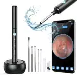 Hopefox Otoscopio Digitale con Telecamera e 6 Luci LED - Pulisci Orecchie per iPhone, iPad e Android