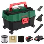 Aspirapolvere a Batteria HYCHIKA 18V 150W 15L con Filtro e Funzione di Soffiaggio