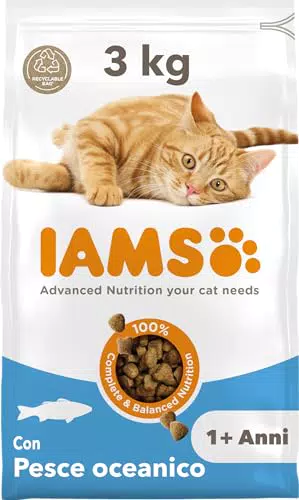 IAMS Cibo secco con pesce oceanico per gatti