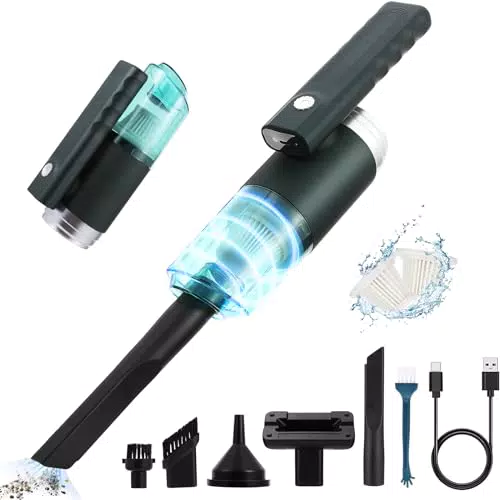 Aspirabriciole Portatile Senza Fili 3 in 1 14000Pa - Potente e Ricaricabile