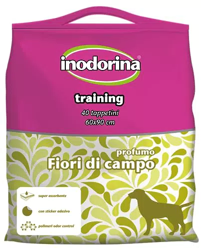 Inodorina Training Tappetino Igienico Profumato 60x90 cm - Fiori di Campo