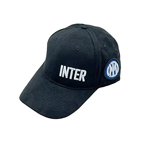 Cappellino da Baseball Inter con Visiera Logo, Collezione Stadio - Unisex, Nero