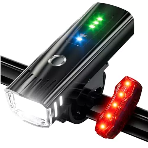 Luci Bicicletta LED Ricaricabili USB Super Luminose - Impermeabili IP65