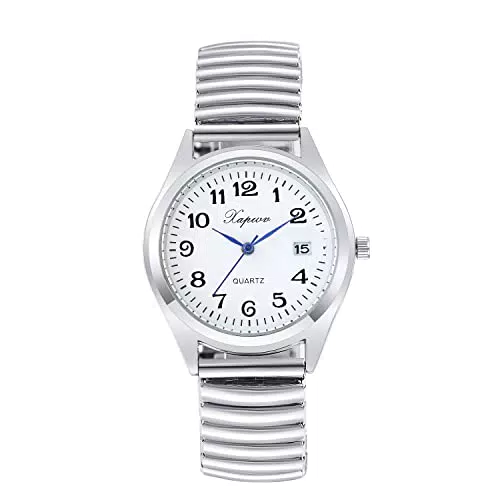 JewelryWe Orologio al Quarzo Cinturino Elastico da Donna - Stile Moda Elegante