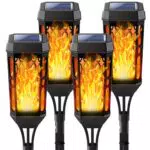 Joltix Lampade Solari da Giardino con 12 LED - Luci Solari Esterno IP65 Impermeabile