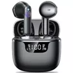 Cuffie Bluetooth Kauguo con Microfoni HD e Cancellazione Rumore