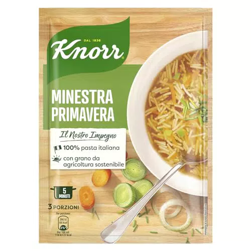 Knorr Minestra Primavera, Piatti Pronti Knorr con 100% Pasta Italiana