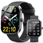 Smartwatch Kuizil Uomo Donna con Chiamate, Orologio Smartwatch con Cardiofrequenzimetro e Fitness Tracker, IP68 Impermeabile