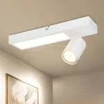 Faretto da Soffitto Orientabile LED 15W - Lampada Moderna per Camera da Letto, Corridoio e Cucina