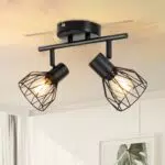 Faretti LED Orientabili da Soffitto Nero - LAMOTERN