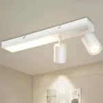 Plafoniera LED Faretti Orientabili - Moderna Lampada da Soffitto Interno