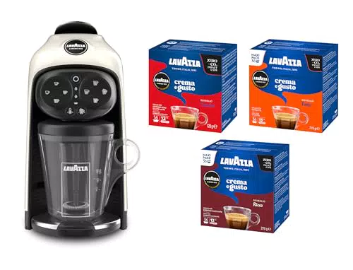Lavazza A Modo Mio Macchina per Caffè Deséa con Capsule Crema e Gusto Assortite