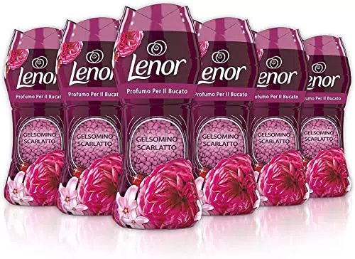 Lenor Profumatore Bucato Perle Profumate Lavatrice, Gelsomino Scarlatto