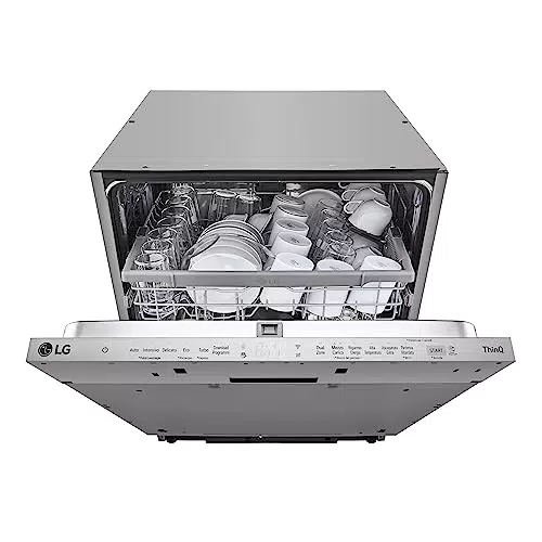 LG Lavastoviglie da Incasso QuadWash Serie 2 - Classe D - 14 Coperti - Wi-Fi - Acciaio