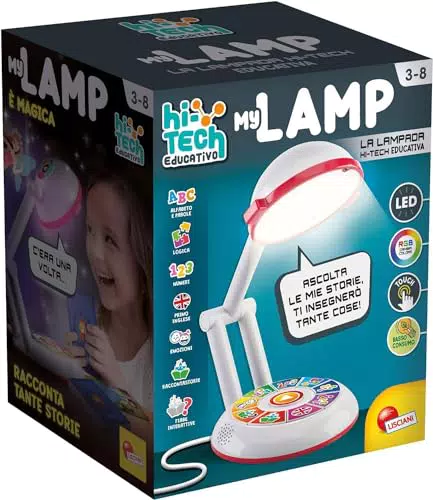 Lisciani Giochi - My Lamp per Bambini 3-6 Anni: Alfabeto, Parole, Numeri, Logica e Fiabe Interattive