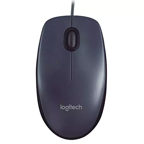 Logitech M90 Mouse USB Cablato 1000 DPI - Ambidestro, Compatibile con PC/Mac/Laptop