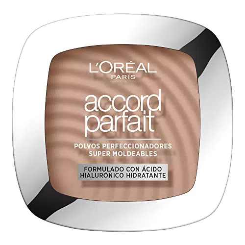 L'Oréal Paris Cipria Uniformante e Fissante con Pigmenti Minerali e Acido Ialuronico