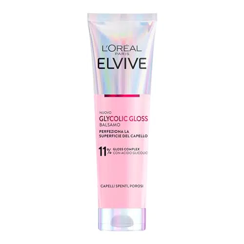 L'Oréal Paris Elvive Balsamo Districante con Acido Glicolico - Capelli Setosi
