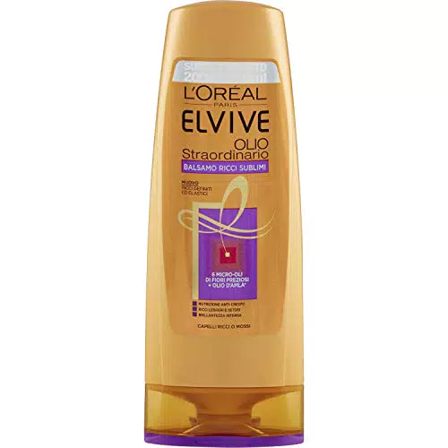 L'Oréal Paris Elvive Balsamo Idratante per Capelli Ricci o Mossi, 250 ml