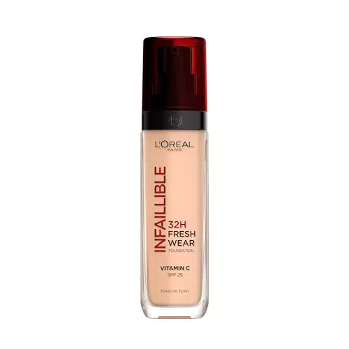 Fondotinta Liquido L'Oréal Paris Infaillible 32H SPF25 Waterproof e Idratante