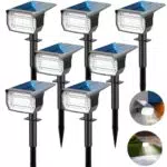 Faretto Solare da Giardino a LED con 3 Modalità - Impermeabile IP67