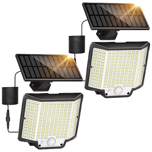 Lampada Solare Led Esterno con Sensore di Movimento IP65 Impermeabile