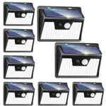 Faretto Solare a LED da Esterno con Sensore di Movimento e 3 Modalità - IP65 Impermeabile