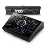 M-GAME RGB Dual: Interfaccia Mixer Audio USB per Streaming e Gaming con Ingresso Mic XLR e Luci RGB