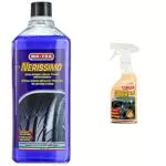 Ma-Fra Lucida Gomme 3in1: Pulisce, Ravviva e Protegge le Parti Interne dell'Auto
