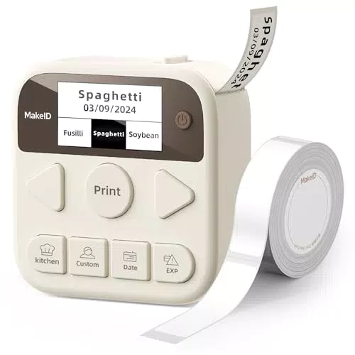 MakeID S1 Pro Etichettatrice Bluetooth con Schermo LCD
