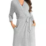 Marvmys Giacca da Mattina Donna a Manica 3/4 Leggera e Traspirante