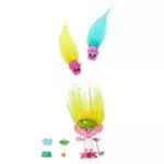 Mattel Trolls 3 - Hair Pops Viva: Bambolina con Capelli Gialli e Accessori a Sorpresa