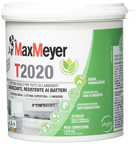 MaxMeyer Pittura Traspirante Igienizzante per interni T2020 Bianco