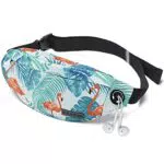 MAXTOP Marsupio Unisex con Jack per Cuffie e 3 Tasche con Cerniera