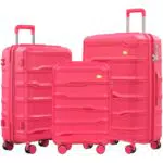 Trolley Rigida Spinner MGOB Set Viaggia Grande Espandibile con TSA Lucchetto