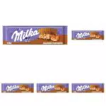 Milka Tavoletta di Cioccolato al Latte con Arachidi e Caramello