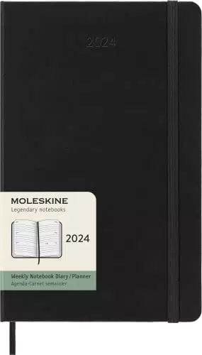 Moleskine Agenda Settimanale Orizzontale 12 Mesi 2024
