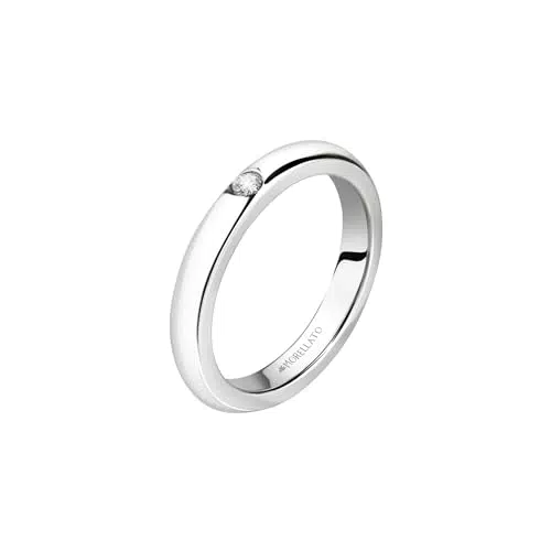 Morellato Anello unisex Collezione Love Rings in acciaio inox e cristallo