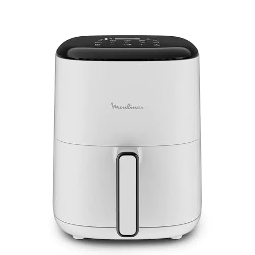 Moulinex Easy Fry Compact Friggitrice Ad Aria Senza Olio 1300 W 3 L 10 Programmi Di Cottura