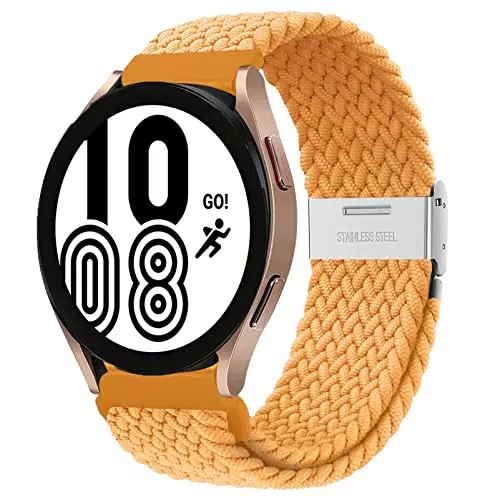 Cinturino Solo Loop intrecciato per Galaxy Watch 3 45mm / Galaxy Watch 46mm - Nylon elastico con fibbia regolabile