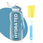 Borraccia d'Acqua MYFOREST Motivazionale da 2200ml, a Prova di Caduta, Senza BPA - Lavabile in Lavastoviglie